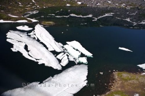Photo: Ice Lake Aerial Mealy Mountains Southern Labrador