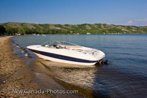 Photo: Katepwa Lake Pleasure Boat Qu Appelle Valley Saskatchewan