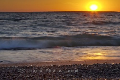 Photo: Lake Superior Provincial Park Sunset Beach