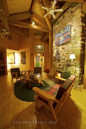 Photo: Living Room Lounge Fishing Lodge Southern Labrador