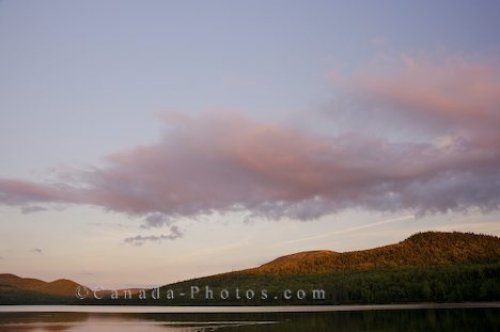 Photo: Nictau Lake Sunset Mount Carleton Provincial Park New Brunswick