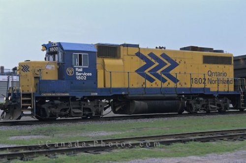 Photo: Ontario Northland Train Cochrane