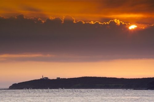 Photo: Orange Colored Sky Newfoundland Labrador