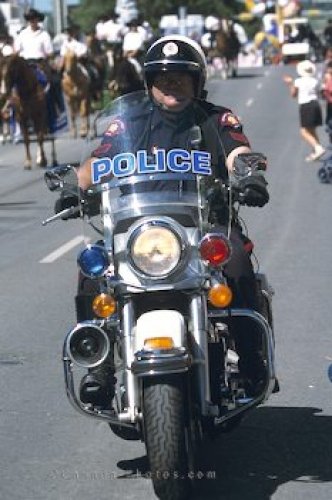 Photo: Parade Police Calgary Stampede