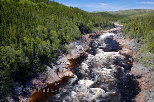 Photo: Pinware River Rapids Labrador Coastal Drive Scenery