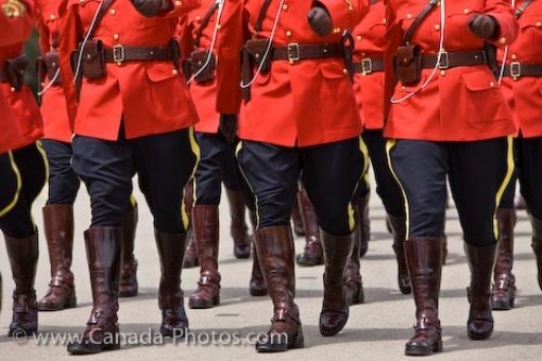 Photo: Royal Canadian Mounted Police Marching