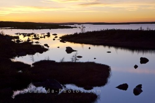 Photo: Pond Sunset Southern Labrador