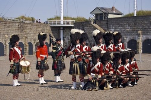 Photo: Rifle Firing Demonstration Halifax Citadel National Historic Site
