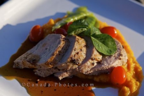 Photo: Roast Pork Tenderloin Dinner Picture