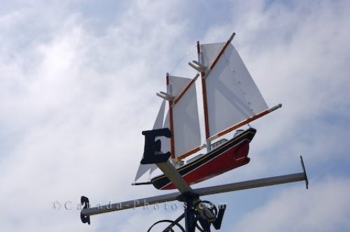 Photo: Sailboat Weathervane Cape Breton Nova Scotia