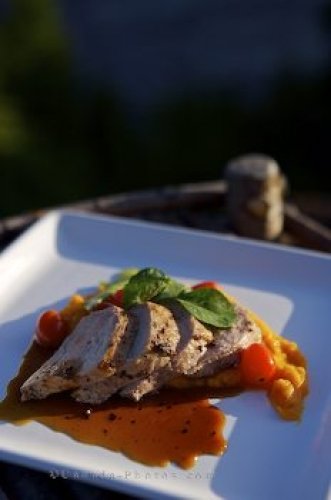 Photo: Southern Labrador Fishing Lodge Gourmet Meal