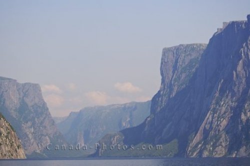 Photo: Steep Cliffs Western Brook Pond Newfoundland
