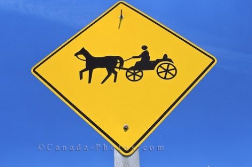 Photo: Street Sign Mennonite Village