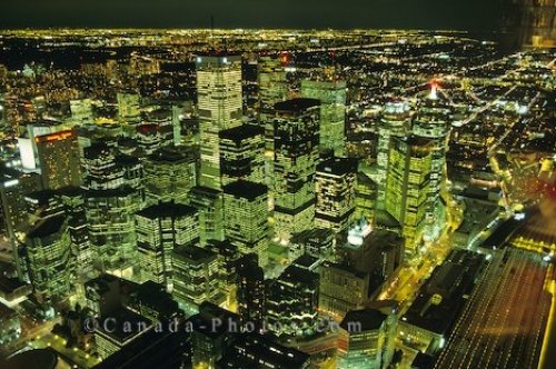 Photo: Cities Night Toronto Downtown