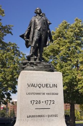 Photo: Vauquelin Statue Old Montreal Quebec