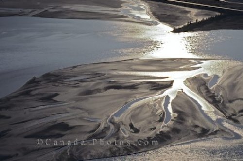 Photo: Aerial Water Sunlight Yukon Territories