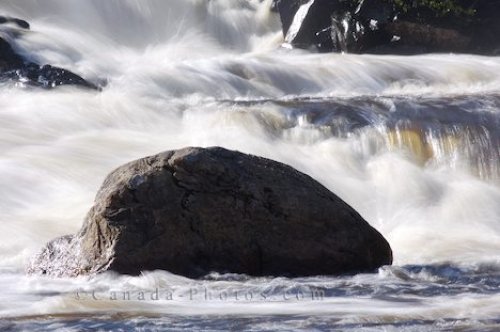 Photo: Waterfall Rocks White Bear River Falls