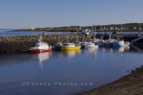 Photo: Westport Harbour Fishing Boats Brier Island Nova Scotia