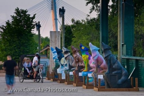 Photo: Winnipeg Wolves Historic Rail Bridge The Forks Manitoba