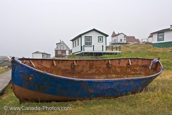 Photo: Battle Harbour Old Fishing Boat Southern Labrador