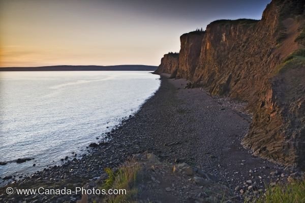 Photo: Cape D Or Coastline Sunset Nova Scotia Canada