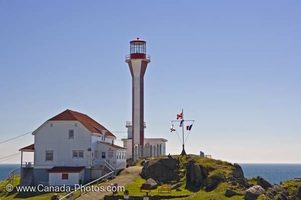 Photo: Cape Forchu Lighthouse Yarmouth Harbour Nova Scotia