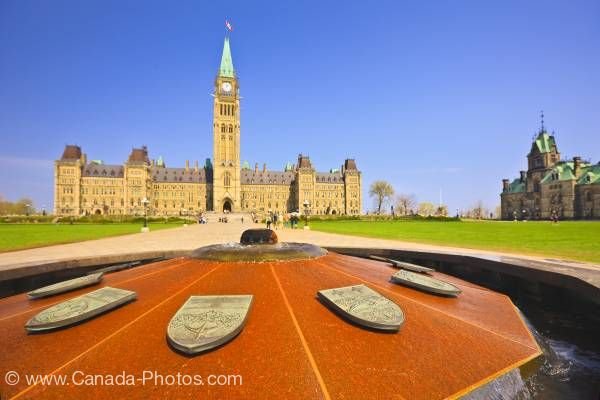 Photo: Centennial Flame Parliament Hill Ottawa Ontario