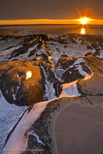 Photo: Hudson Bay Sunset Churchill Manitoba