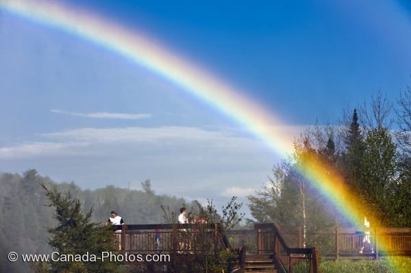 Photo: Kakabeka Falls Boardwalk Rainbow Ontario Provincial Park