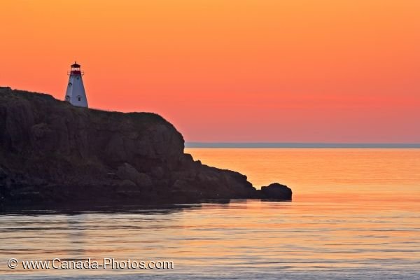 Photo: Pink Sunset Boars Head Lighthouse Long Island Nova Scotia