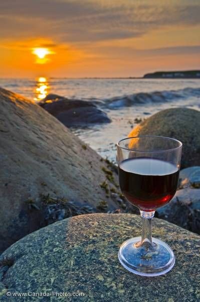 Photo: Romantic Evening Green Point Sunset Newfoundland