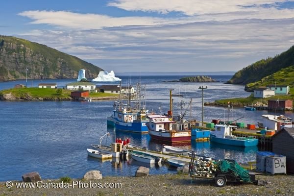 Photo: Stranded Iceberg Trinity Bay Newfoundland