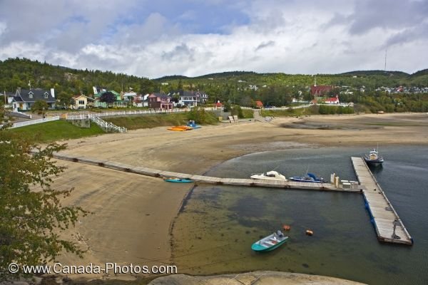 Photo: Tadoussac Waterfront Beach Marina Quebec