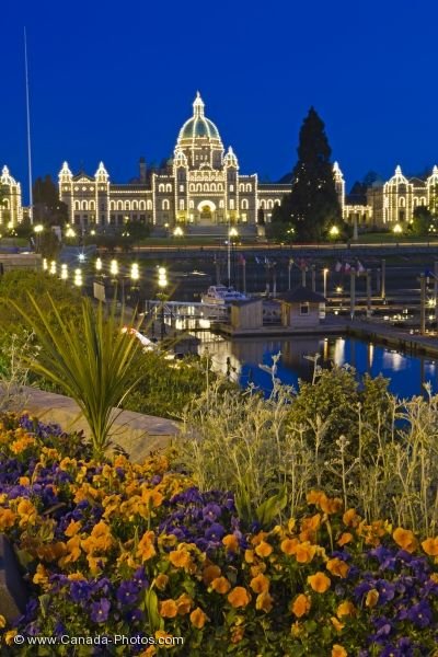 Photo: Victoria City Inner Harbour Parliament Buildings