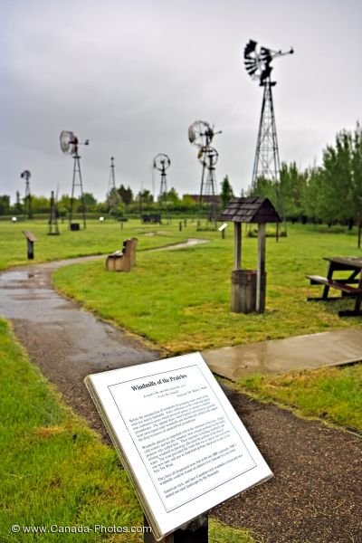 Photo: Windmills Etzikom Museum Alberta